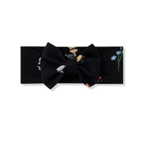 Kyte Baby Bows Bows Kyte Baby Midnight Wildflower 0-3M