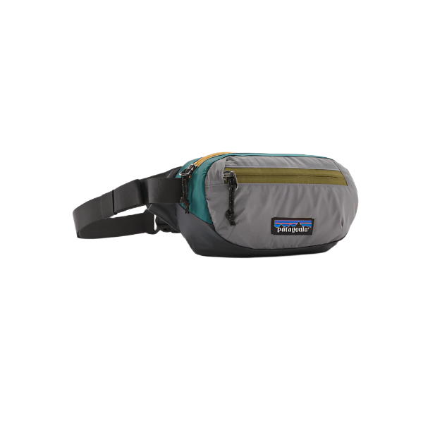 Patagonia Terravia Mini Hip Pack Purse Patagonia Patchwork: Noble Grey