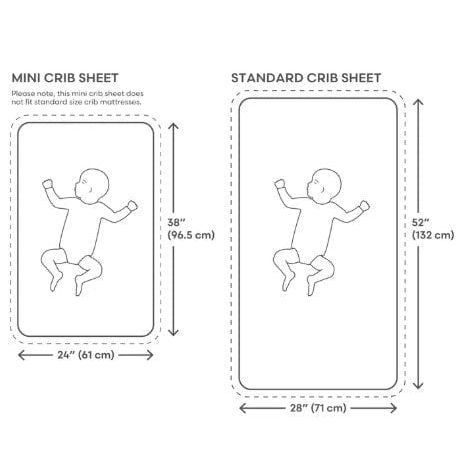 Mushie Mini Muslin Crib Sheet Baby Bedding Mushie