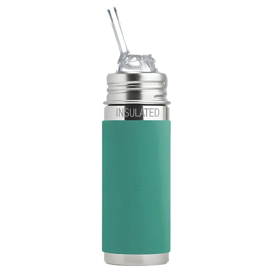 Pura Insulated Kiddo Straw Cup w/ Sleeve - Mint Bottles & Sippies Pura Stainless