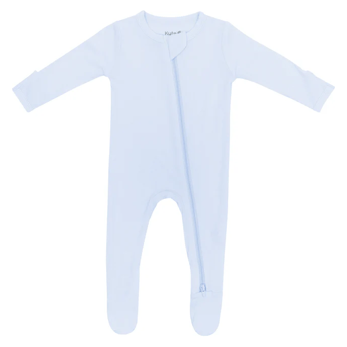 Kyte Baby Zippered Footie Solids Footie Kyte Baby Preemie Mist