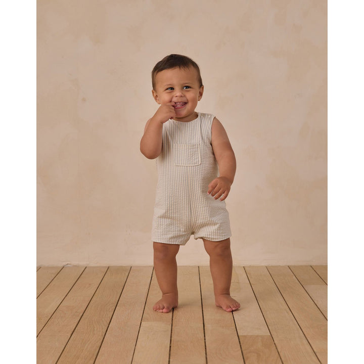 Noralee Georgie Romper- Sky Stripe Romper Noralee