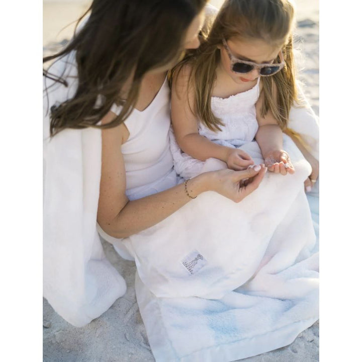 Little Giraffe Luxe™️ Coastal Calm Baby &amp; Toddler Blanket Baby Blanket Little Giraffe