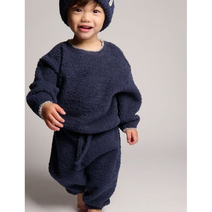 7AM Lounge Pants Fuzzy - Navy Pants 7AM