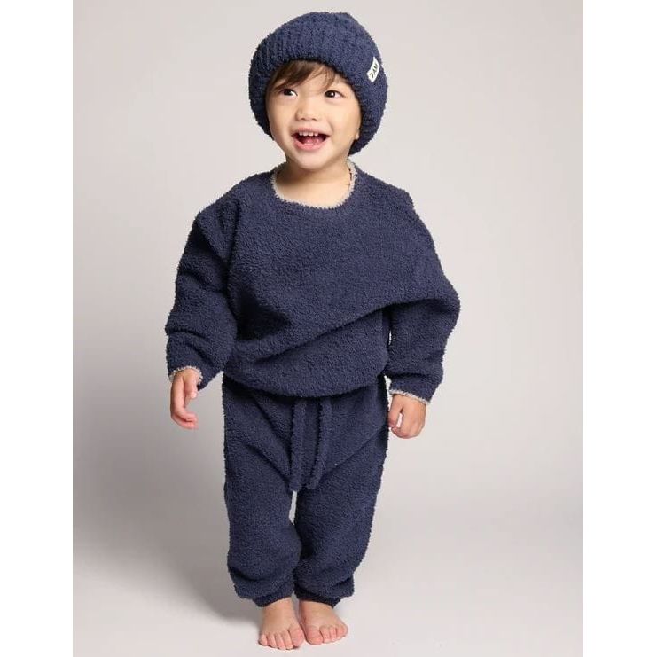7AM Boxy Sweater Fuzzy - Navy Sweater 7AM