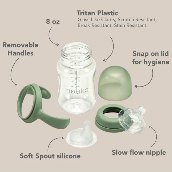 Noüka Transitional Baby Bottle/Sippy Cup Mealtime Noüka