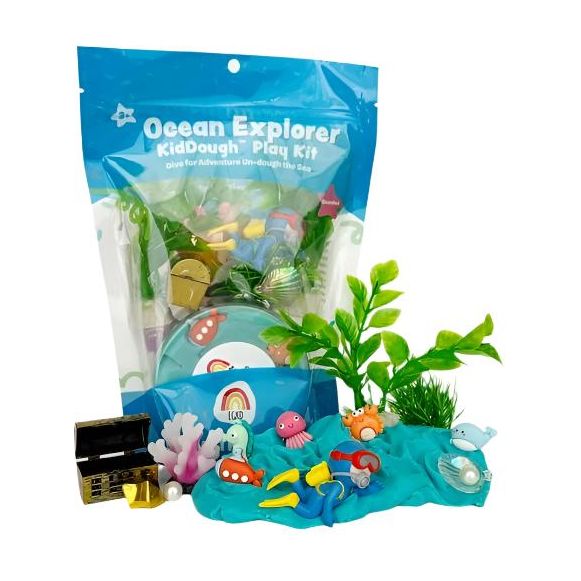 Earth Grown KidDough Play Kit - Ocean Explorer Clay/Dough EGKD   
