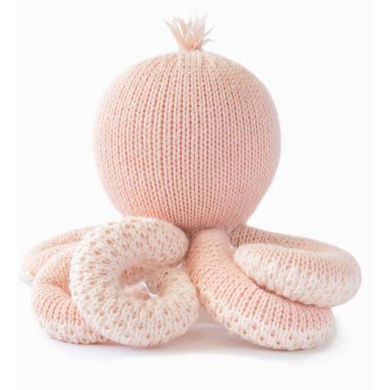 Cuddle + Kind  Baby Octopus (soft coral pink)
