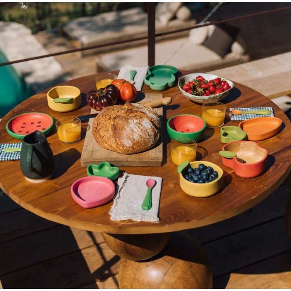 Oli & Carol Kendall the Kale Plate & Spoon Set Plates & Bowls Oli & Carol