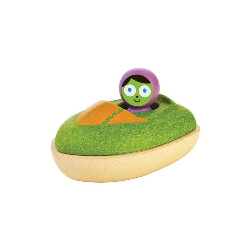 Plan Toys Bathtub Explorers: Speed Boat - PBS Kids Edition Bath Time Plan Toys