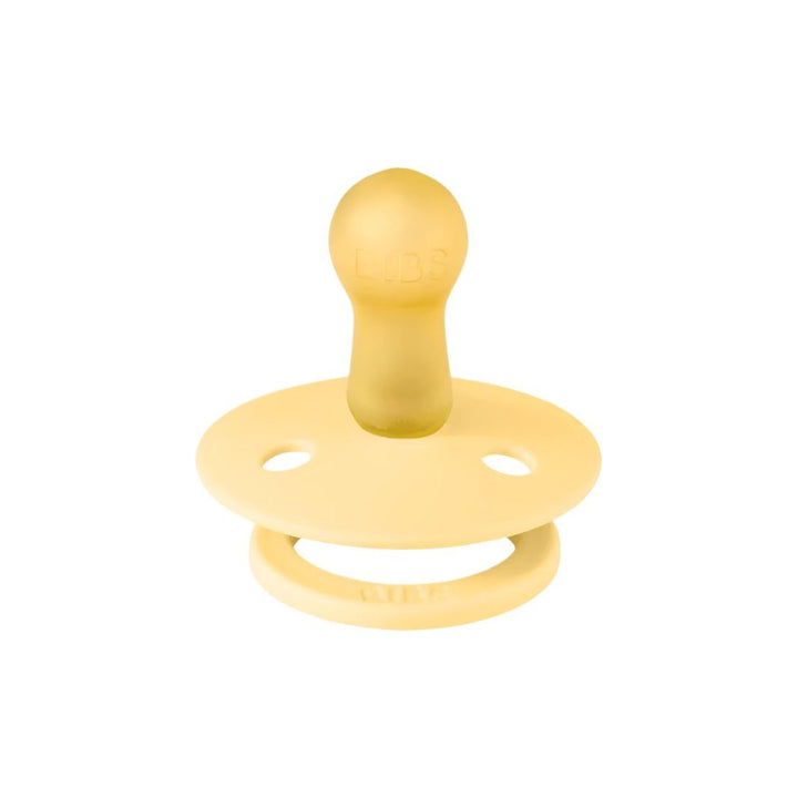 BIBS USA Colour Pacifier 2 Pack- Pale Butter/ Petal Pacifiers and Teething BIBS USA