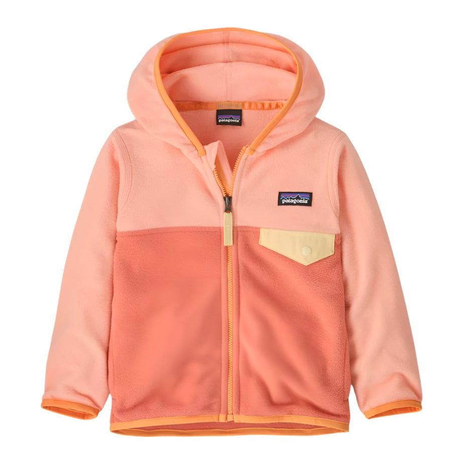 Spring 2025 Patagonia Baby Micro D Snap-T Jacket Baby Jacket Patagonia Peak Pink 6 Months