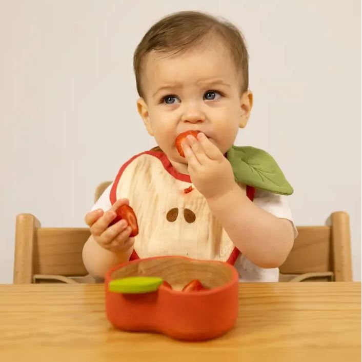 Oli & Carol Pepa the Apple Bowl & Spoon Set Plates & Bowls Oli & Carol