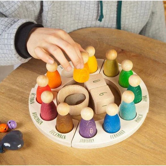 Grapat Perpetual Calendar - Learning Time Wooden Toy Set – The