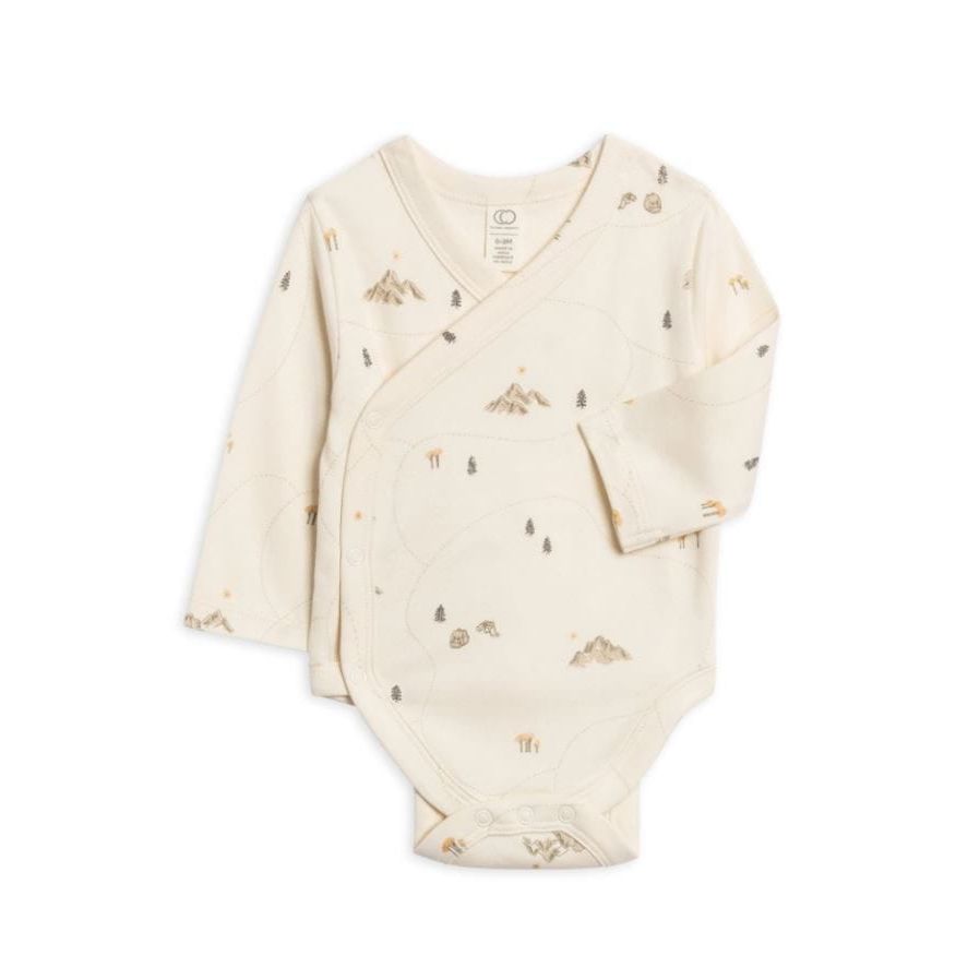 Colored Organics Kai Kimono Bodysuit - Hiking / Pine Bodysuit Colored Organics