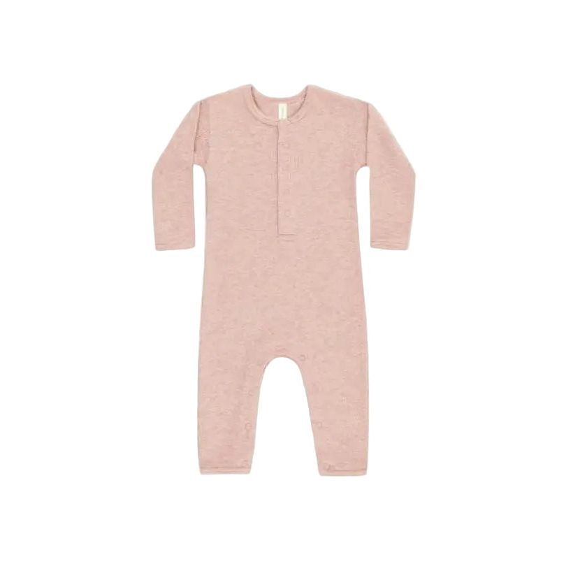 Quincy Mae Essentials Ribbed Baby Jumpsuit Rose Jumpsuit Quincy Mae