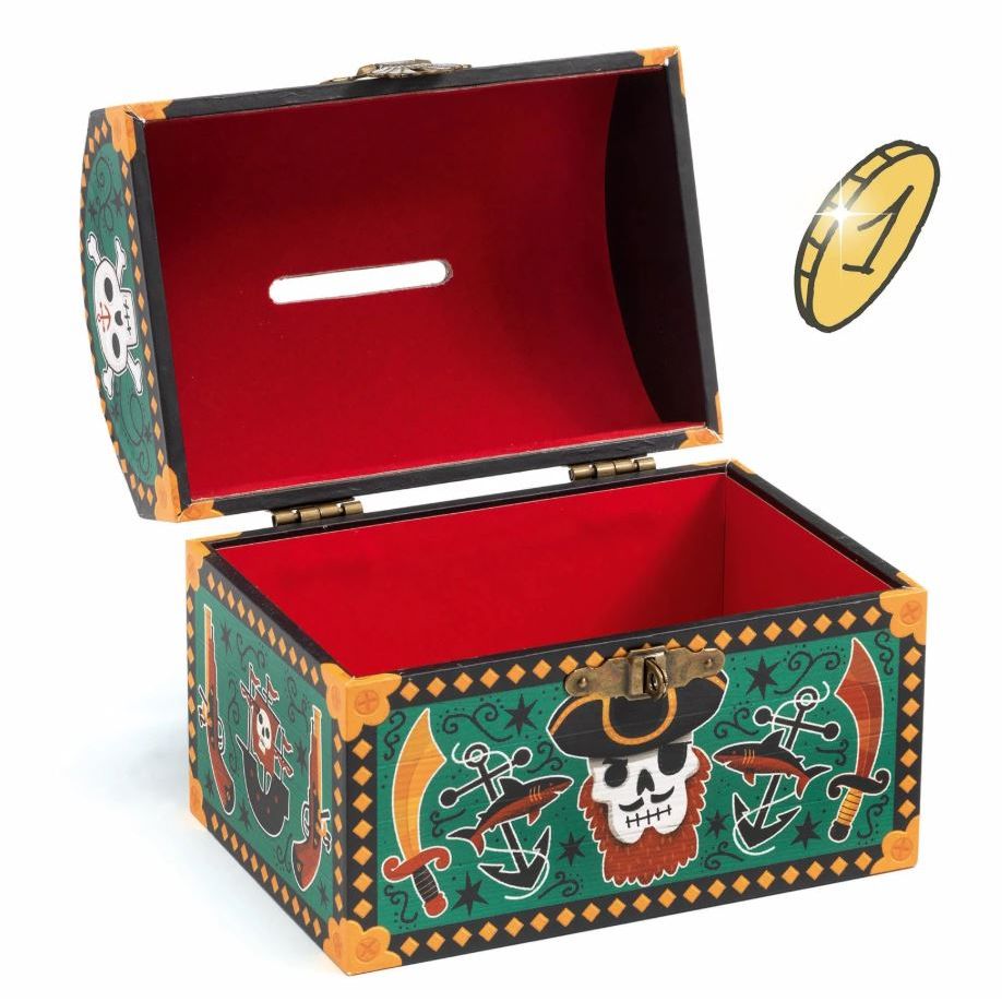 Djeco Pirate Treasure (Money) Box Money Boxes Djeco