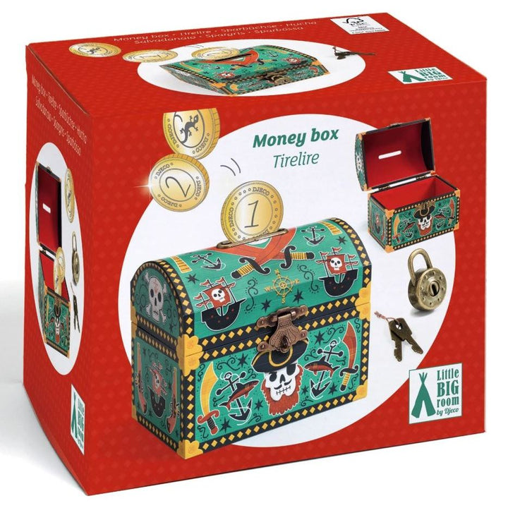 Djeco Pirate Treasure (Money) Box Money Boxes Djeco