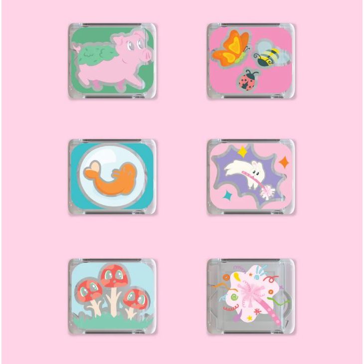 Glo Pals Princess Ida Light-Up Cubes 6-Pack Bath Time Glo Pals