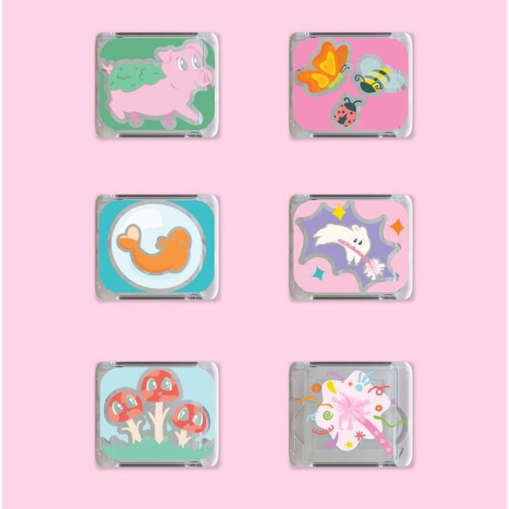 Glo Pals Princess Ida Light-Up Cubes 6-Pack Bath Time Glo Pals