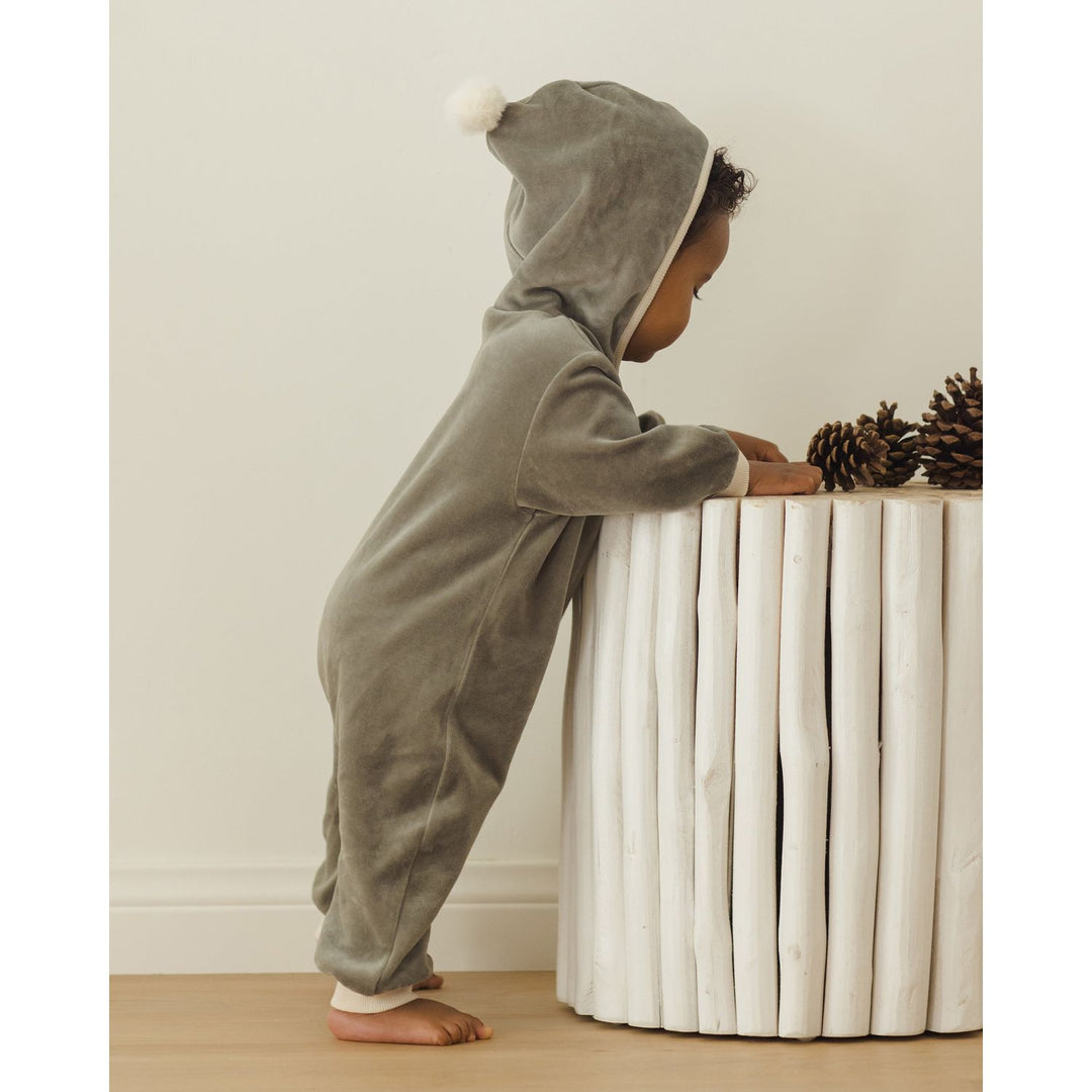 Quincy Mae Velour Zip Jumpsuit - Forest Jumpsuit Quincy Mae