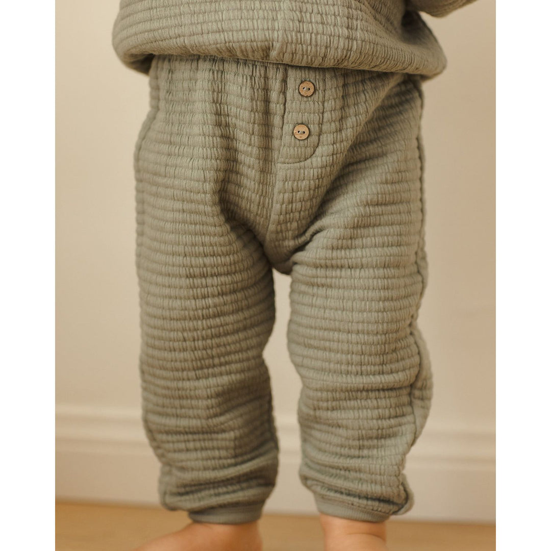 Quincy Mae Textured Sweat Set - Forest Tops & Bottoms Quincy Mae