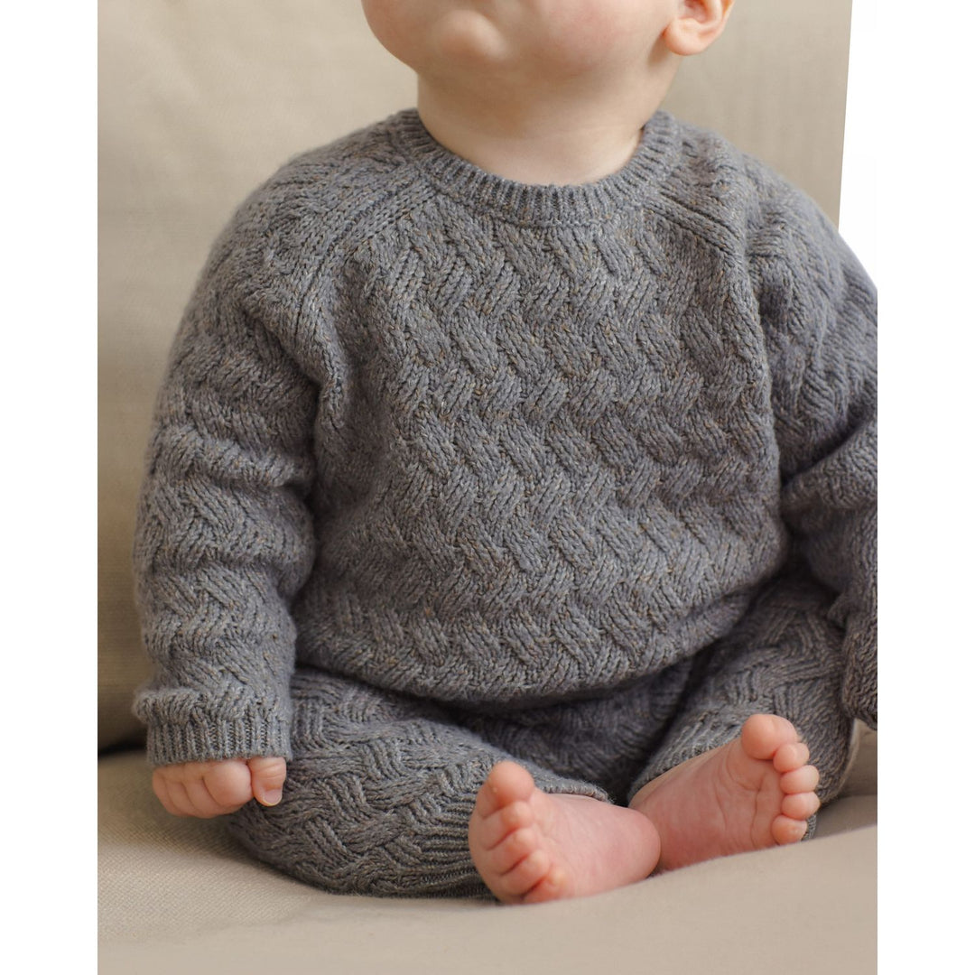 Quincy Mae Knit Pant Heathered Slate Tops &amp; Bottoms Quincy Mae