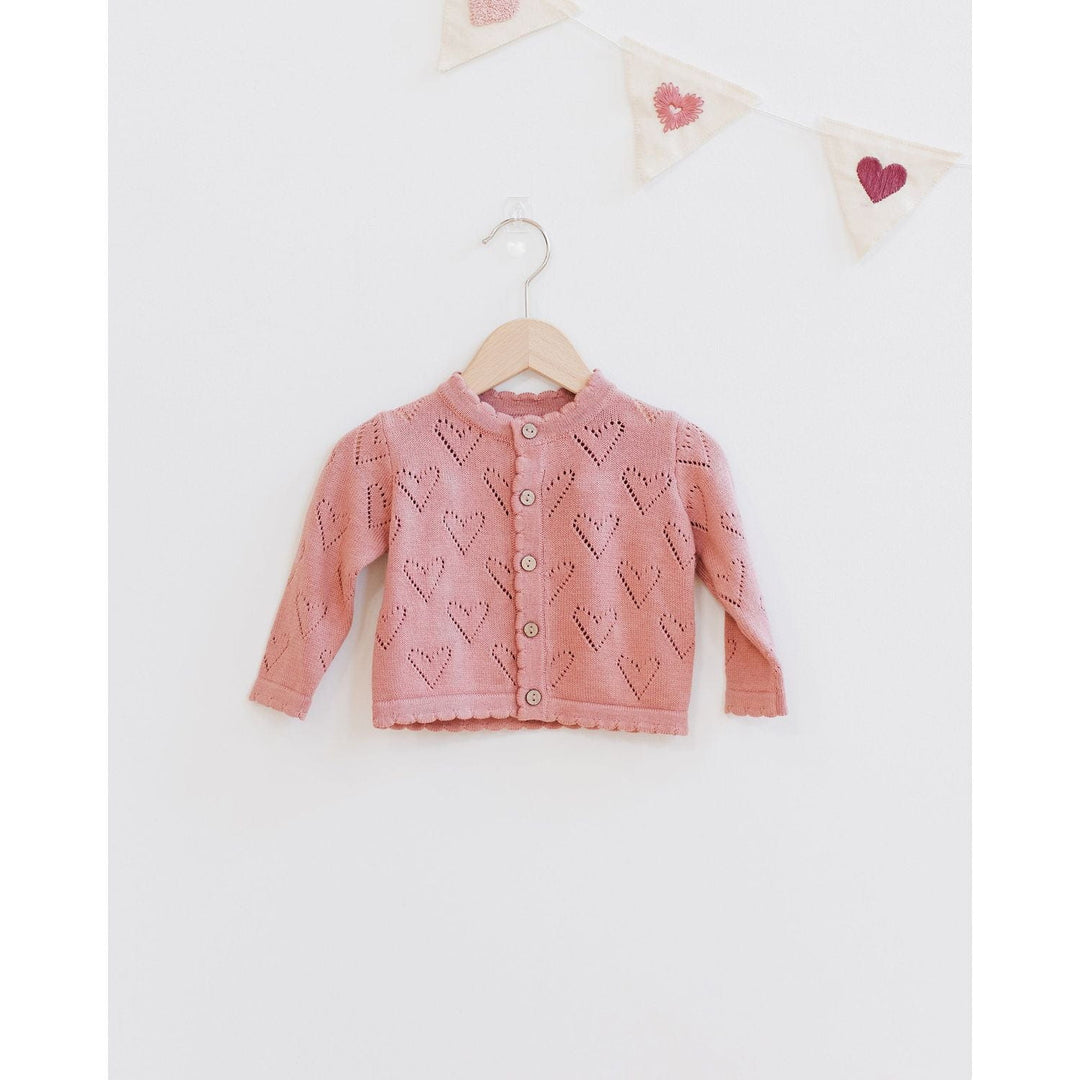 Quincy Mae Knit Cardigan - Lipstick Tops & Bottoms Quincy Mae