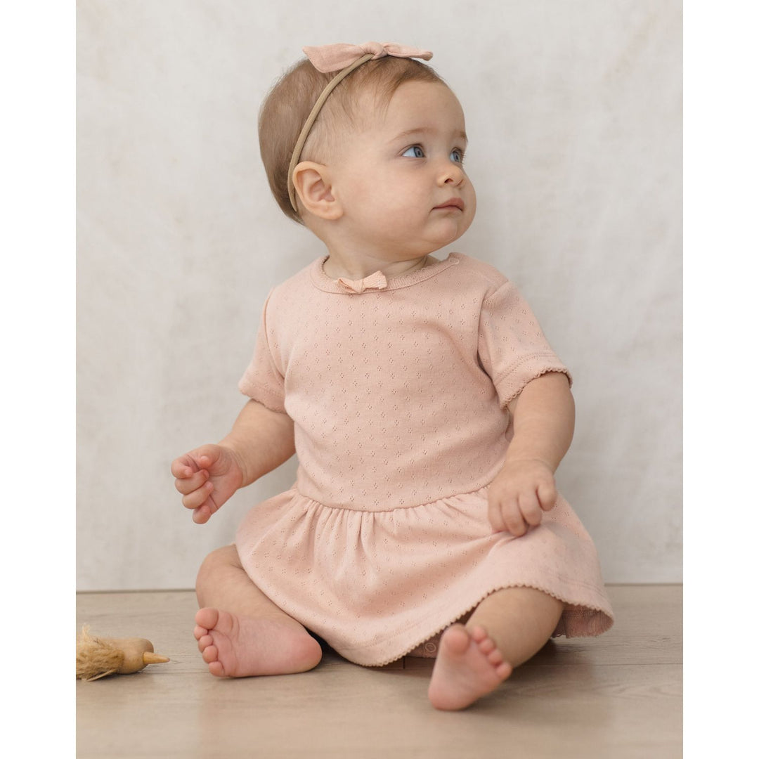 Quincy Mae Pointelle Skirted Bodysuit Melons Tops & Bottoms Quincy Mae