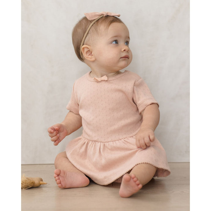 Quincy Mae Pointelle Skirted Bodysuit Melons Tops & Bottoms Quincy Mae