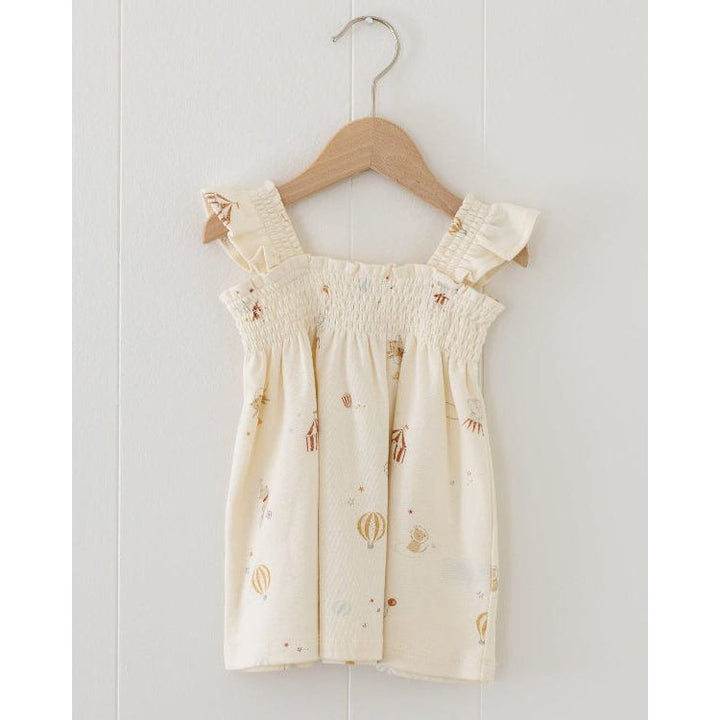 Quincy Mae Smocked Jersey Dress- Carnival Dresses Quincy Mae