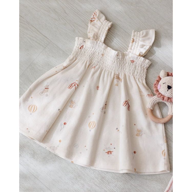 Quincy Mae Smocked Jersey Dress- Carnival Dresses Quincy Mae