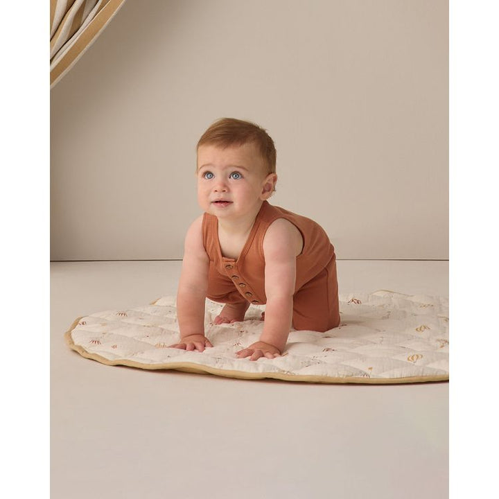 Quincy Mae Sleeveless Jumpsuit- Poppy Romper Quincy Mae