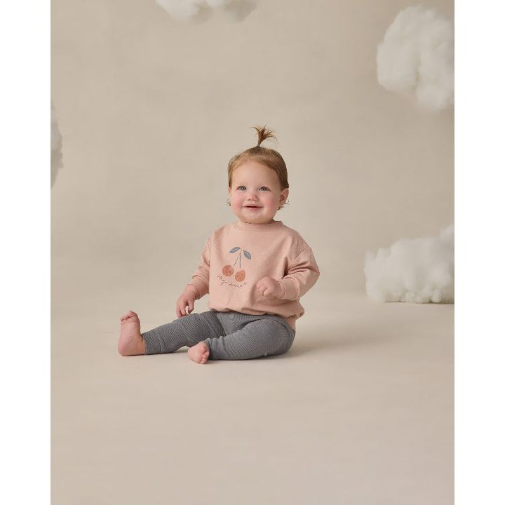 Quincy Mae Ribbed Legging- Ocean Leggings Quincy Mae