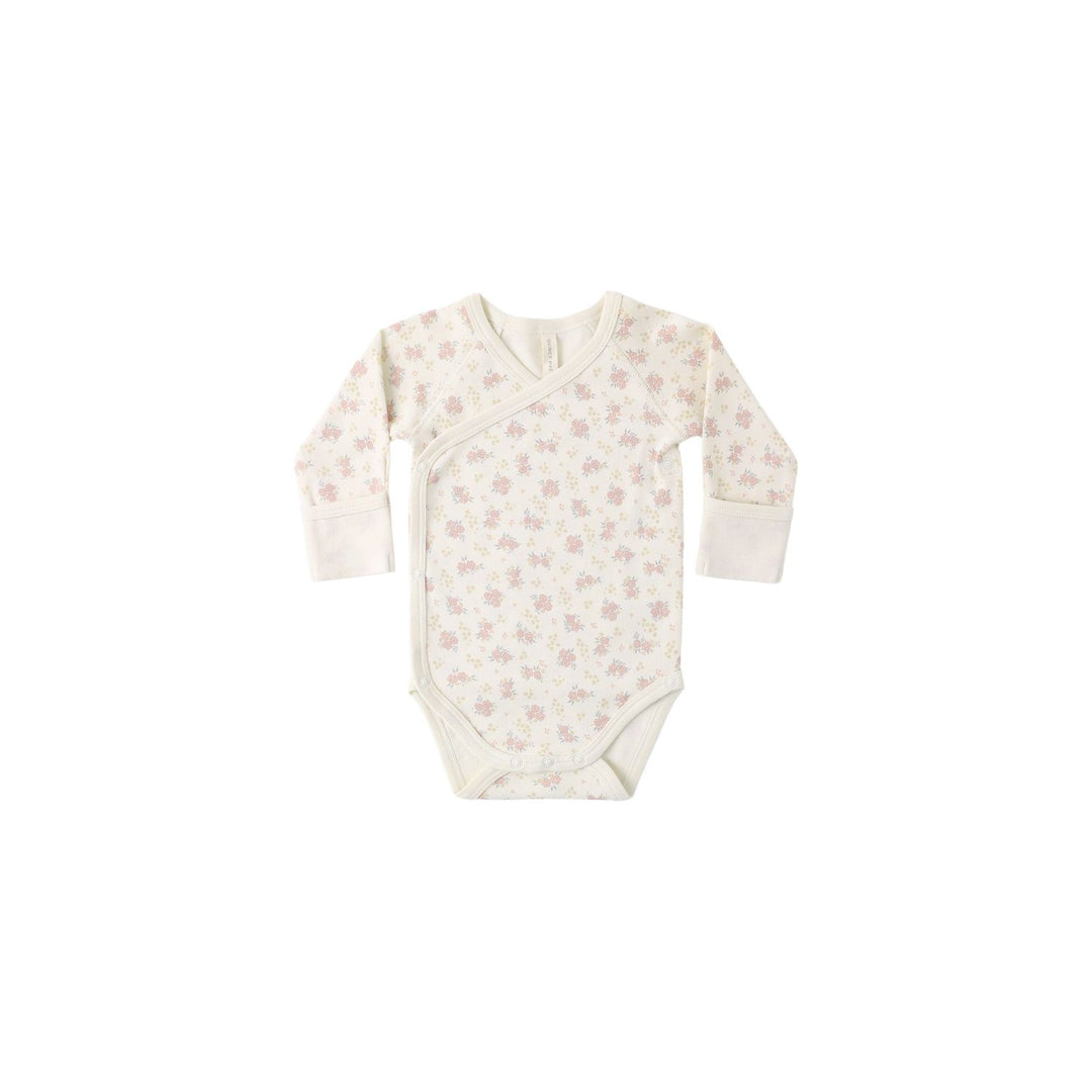 Quincy Mae Side Snap Bodysuit Flower Field Bodysuit Quincy Mae