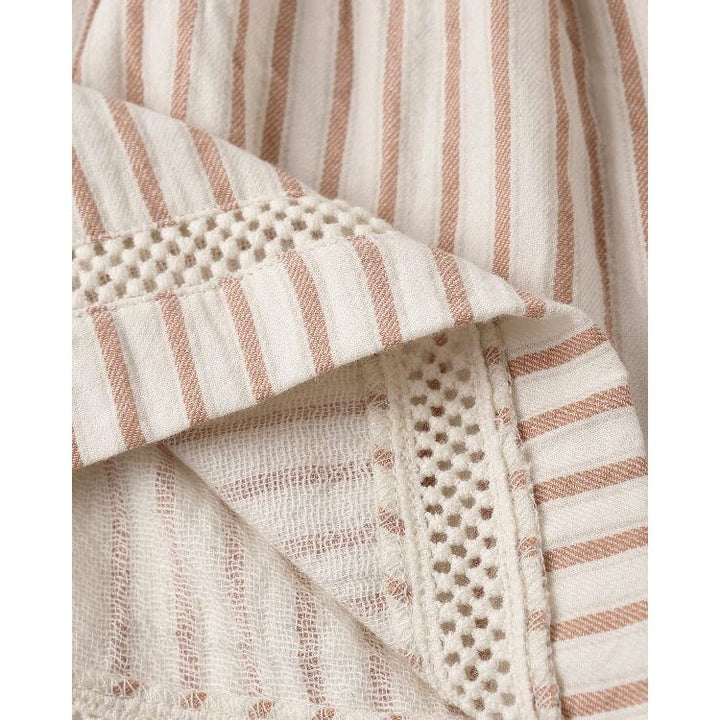 Quincy Mae Ruffle Tank Dress- Vintage Stripe Dresses Quincy Mae