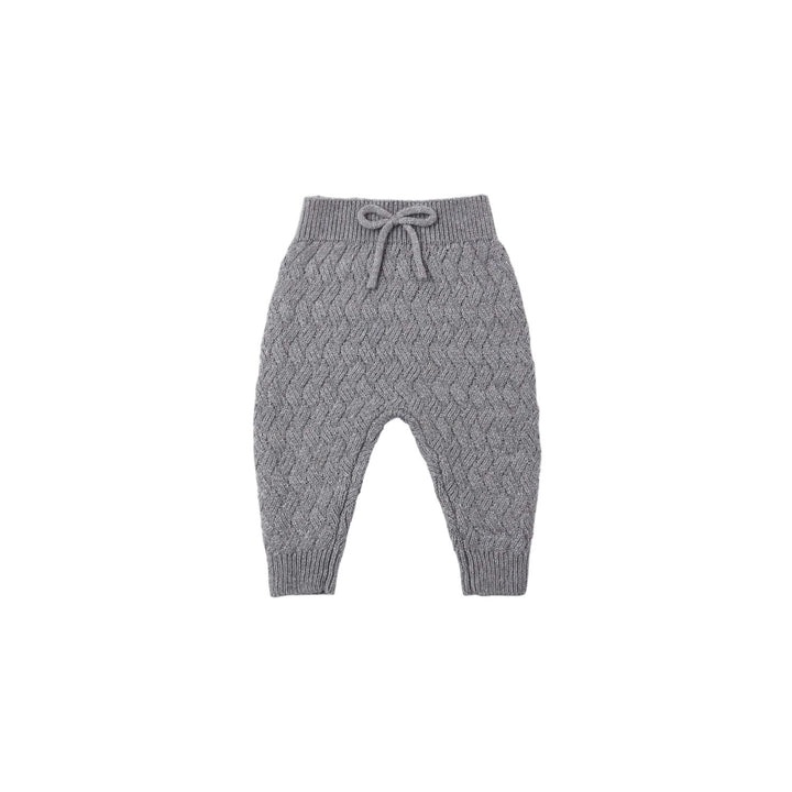Quincy Mae Knit Pant Heathered Slate Tops &amp; Bottoms Quincy Mae