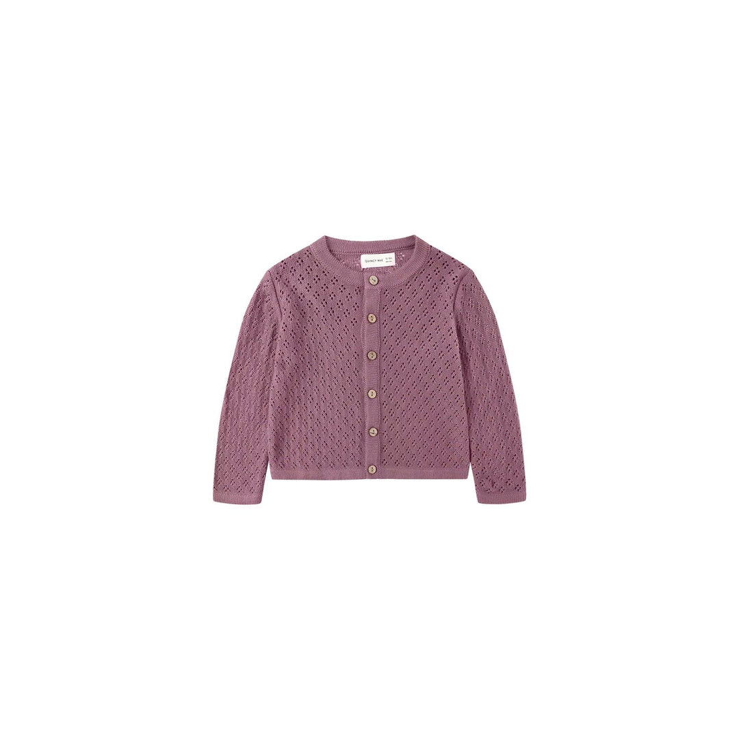 Quincy Mae Knit Cardigan - Mulberry Tops & Bottoms Quincy Mae