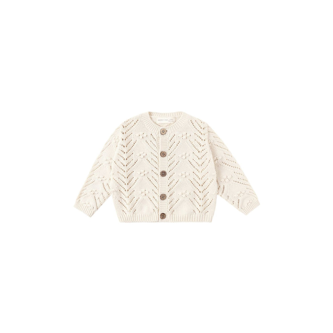 Quincy Mae Knit Cardigan Natural Cardigan Quincy Mae