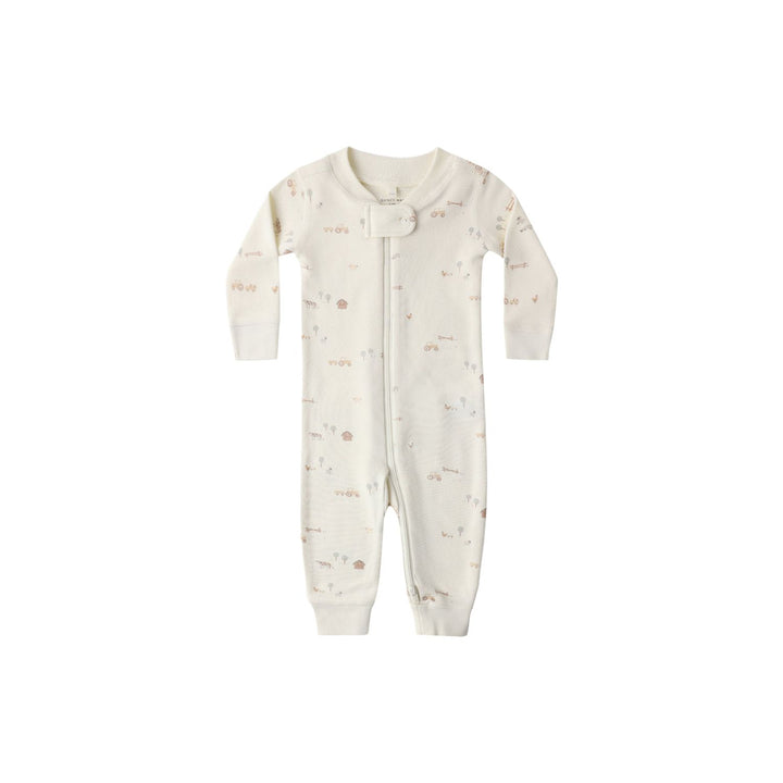 Quincy Mae Zip Long Sleeve Sleeper Footie - Farm Pajamas & Footies Quincy Mae
