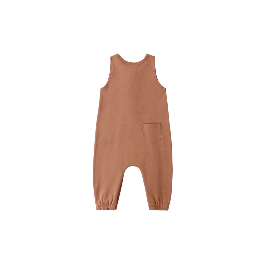 Quincy Mae Sleeveless Jumpsuit- Poppy