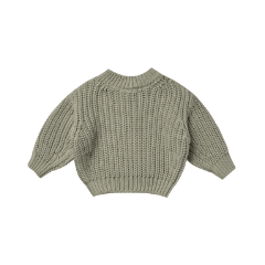 Quincy Mae Chunky Knit Sweater -Basil Layette Quincy Mae   