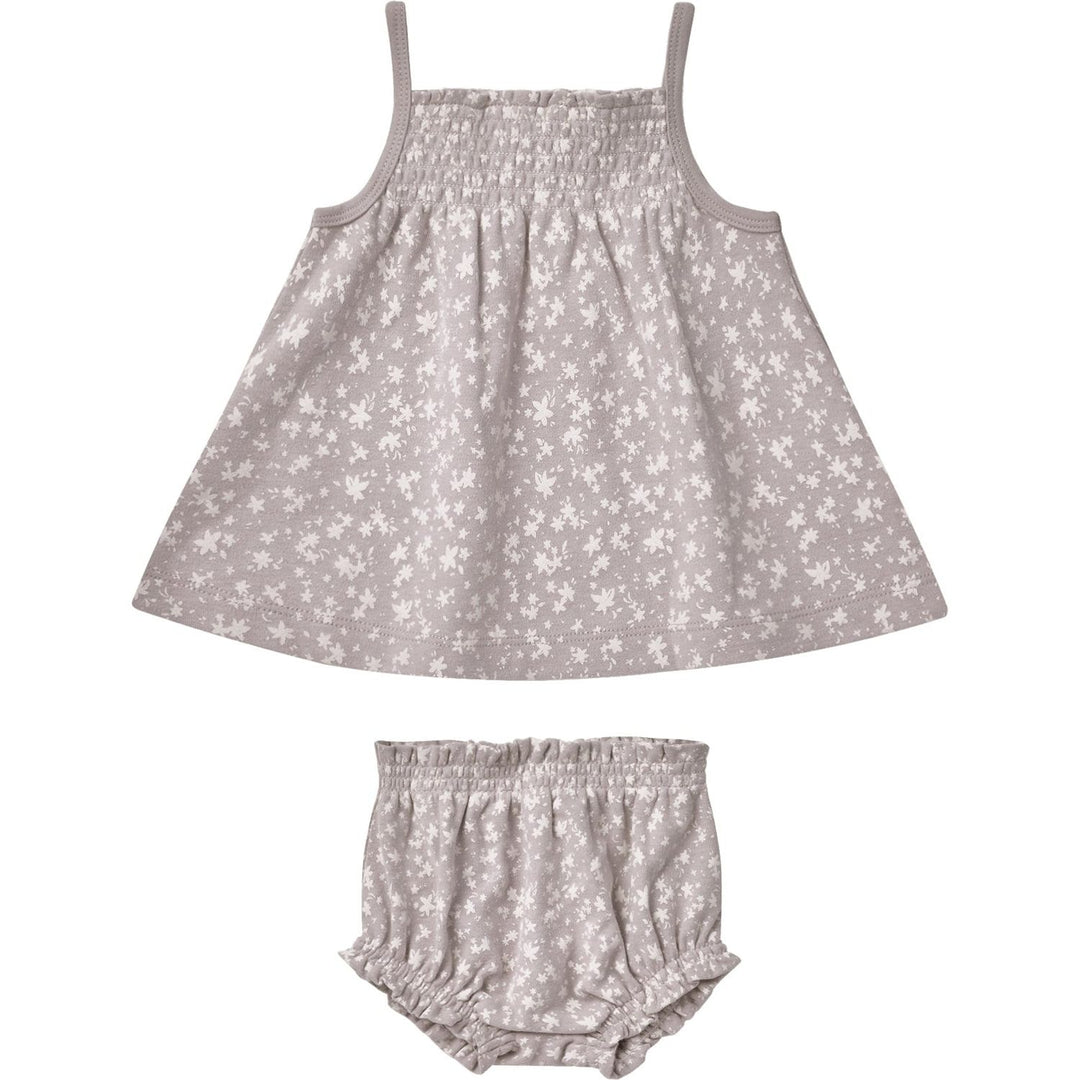 Quincy Mae Smocked Tank + Bloomer Set - Scatter Layette Quincy Mae   