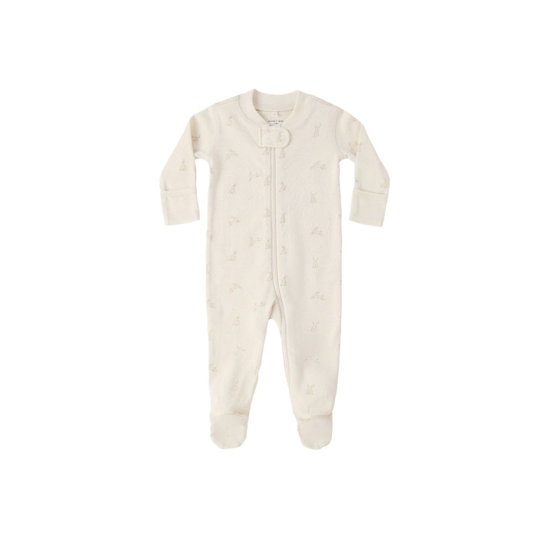 Quincy Mae Zip Long Sleeve Sleeper Footie - Bunnies Pajamas & Footies Quincy Mae