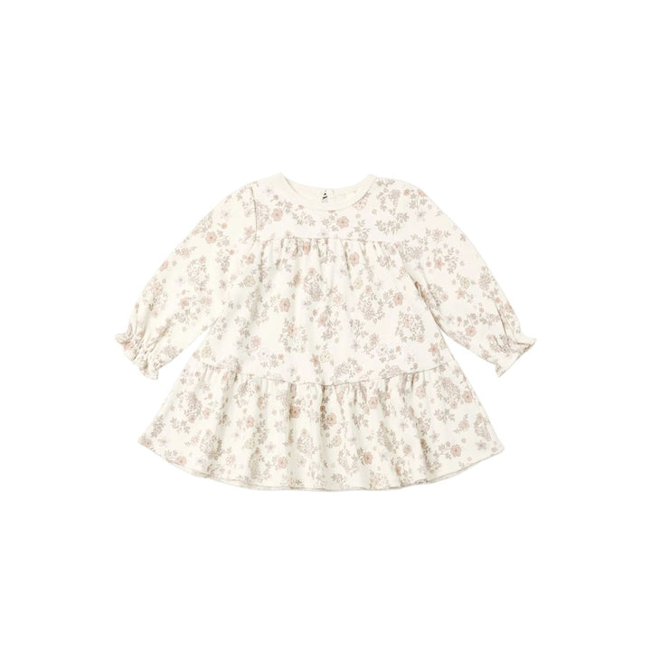 Quincy Mae Tiered Jersey Dress Floral Vine Dresses Quincy Mae