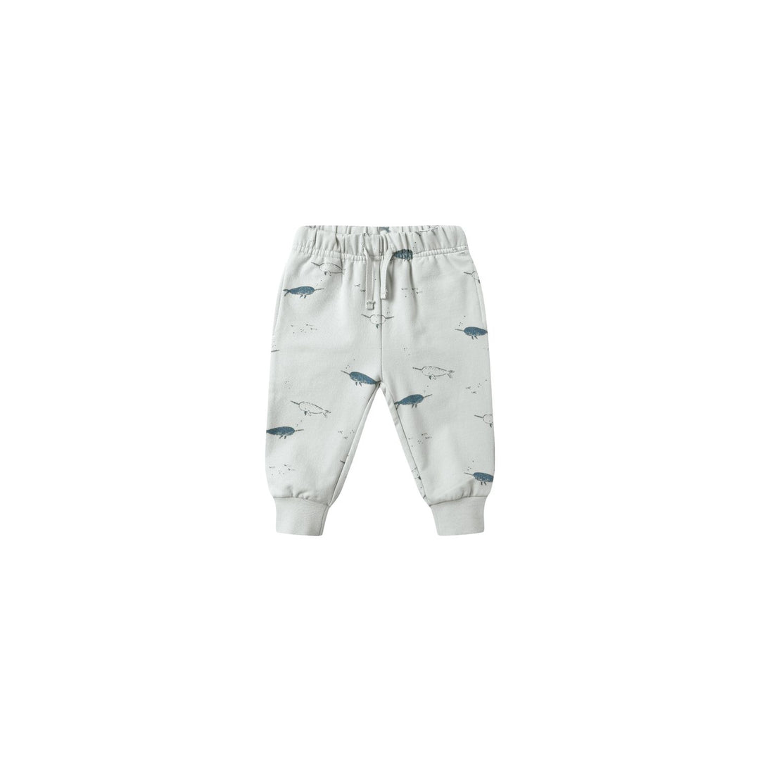 Quincy Mae Relaxed Fleece Sweatpant - Narwhals Tops & Bottoms Quincy Mae