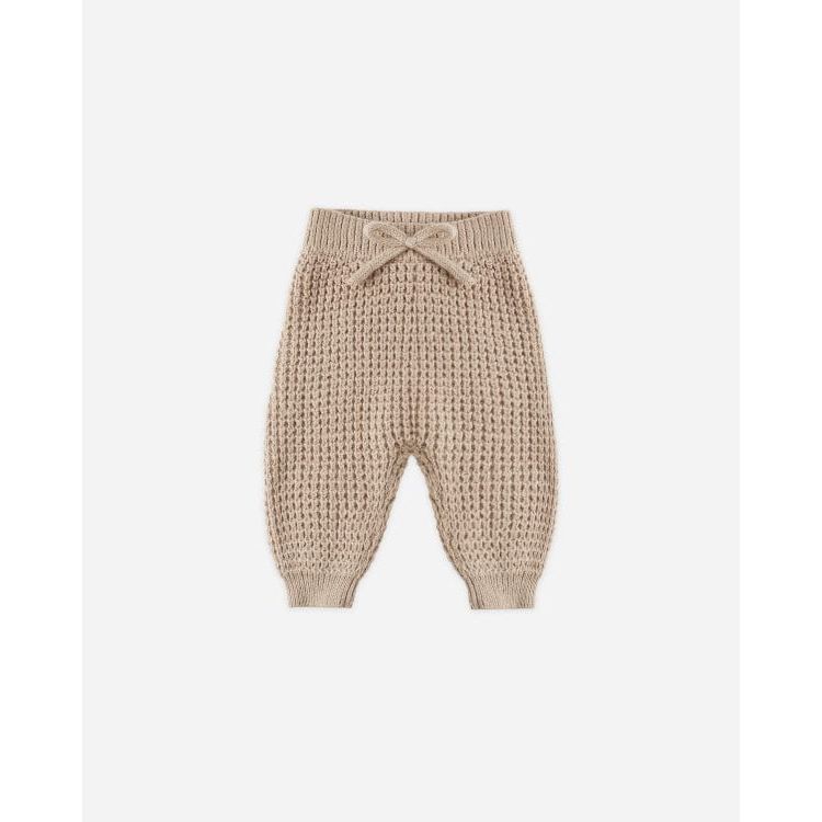 Quincy Mae Chunky Knit Pant- Heathered Latte Tops & Bottoms Quincy Mae