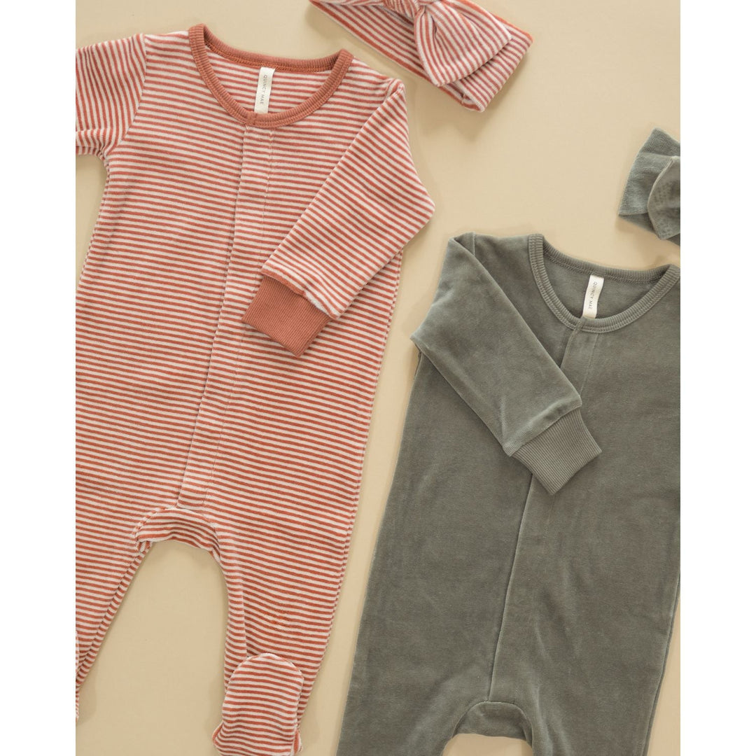 Quincy Mae Hidden Snap Footie Forest