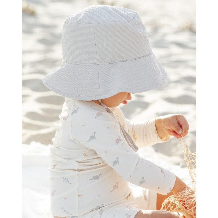 Quincy Mae Long Sleeve One-Piece Rashguard- Dino Swimwear Quincy Mae