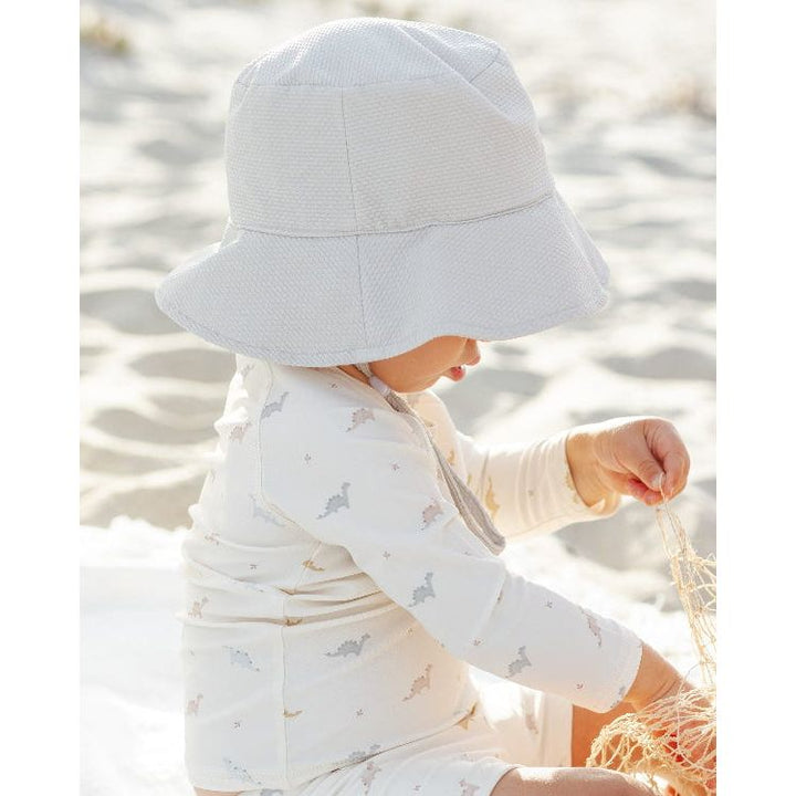 Quincy Mae Long Sleeve One-Piece Rashguard- Dino Swimwear Quincy Mae